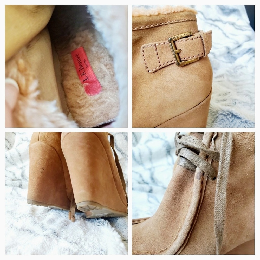 L.K. Bennett Fur Lined Charing Boot - Picture 5 of 8